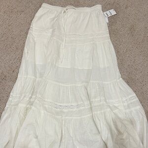 BP Cream Maxi Skirt